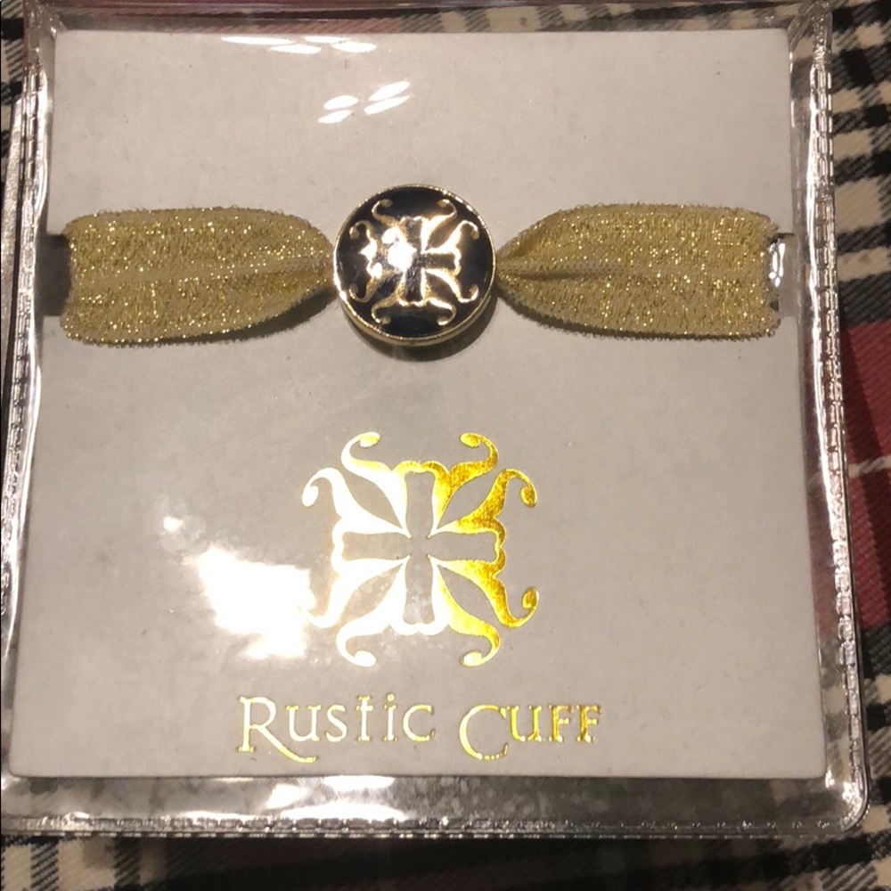 Gold/Black Rustic Cuff hairtie